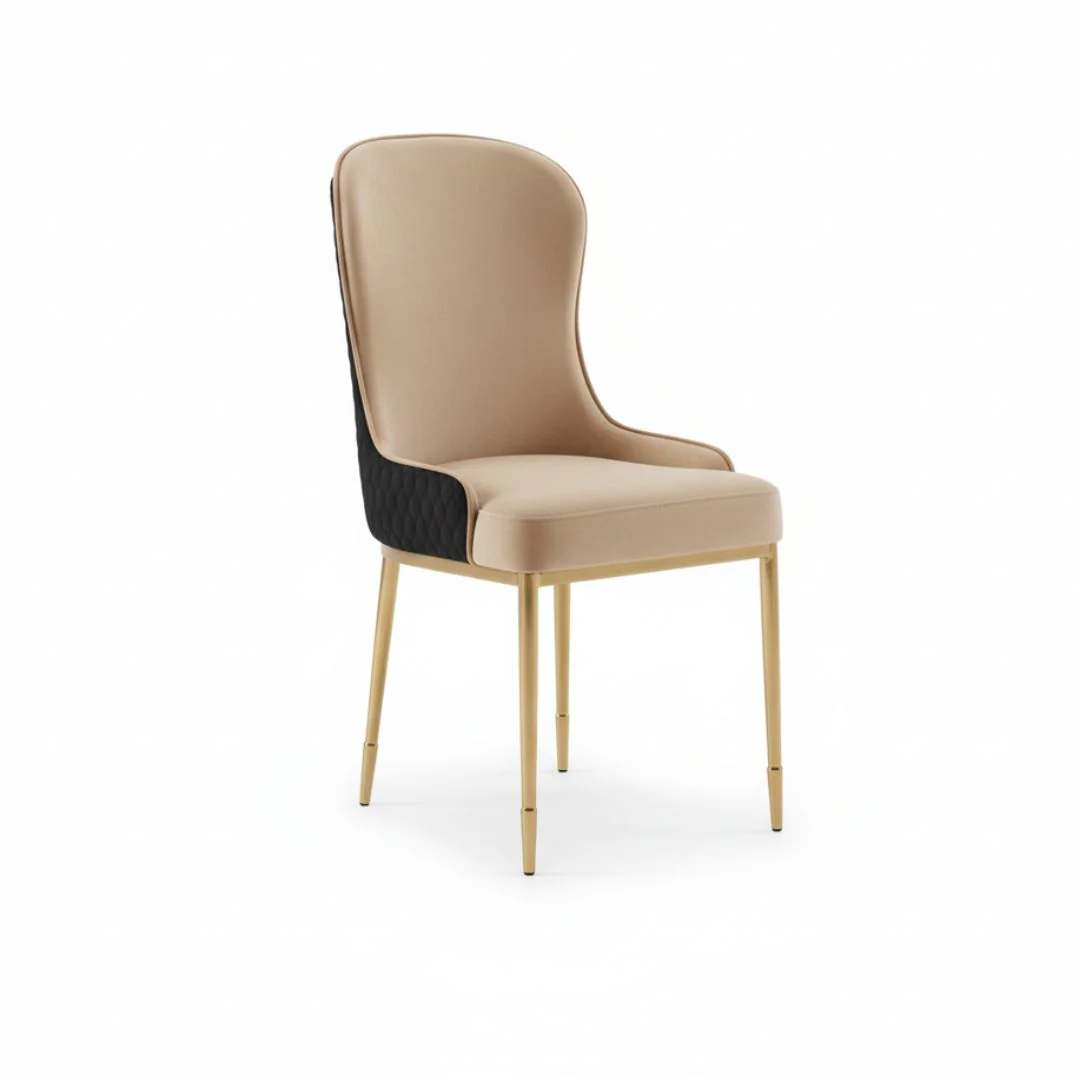 5 Pc Gold Table Dining Set D1490T - Image 3