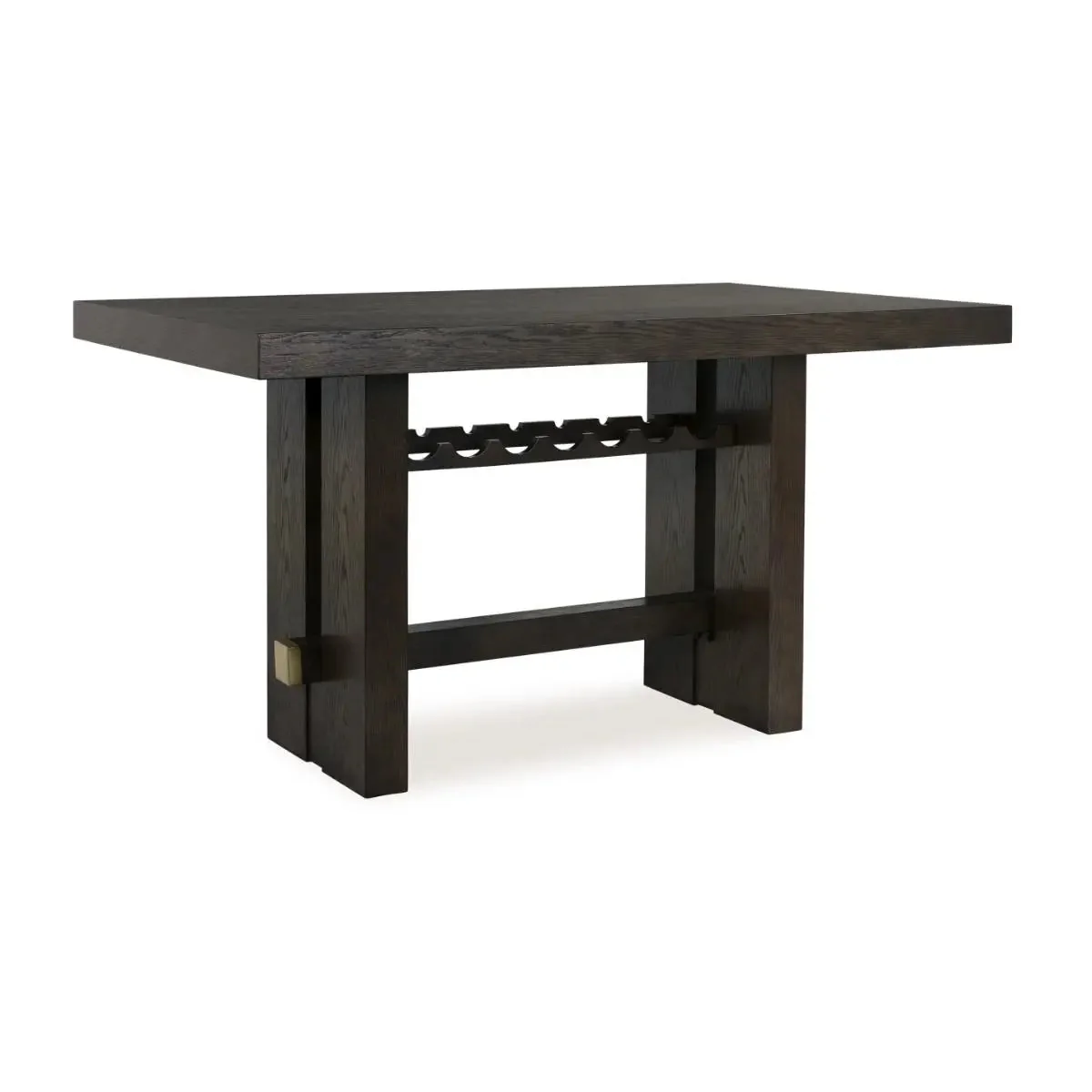 Burkhaus 7 PC Pub Dining Set in Dark Brown - Image 3