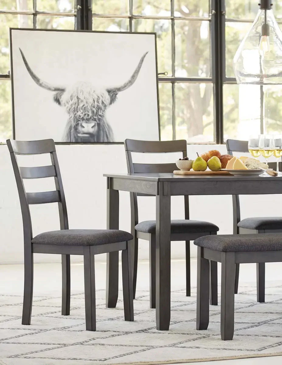 Bridson 6 Pc Dining Set in Grey - Image 7