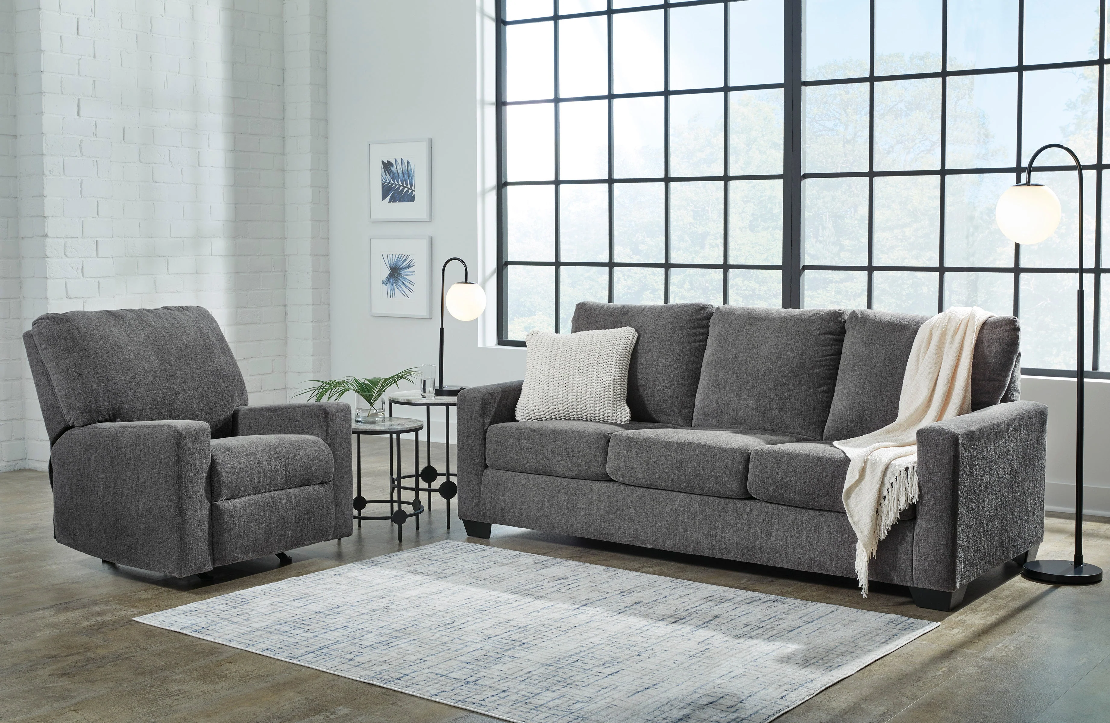 Rannis Queen Sofa Sleeper in Grey 5360239C - Image 4