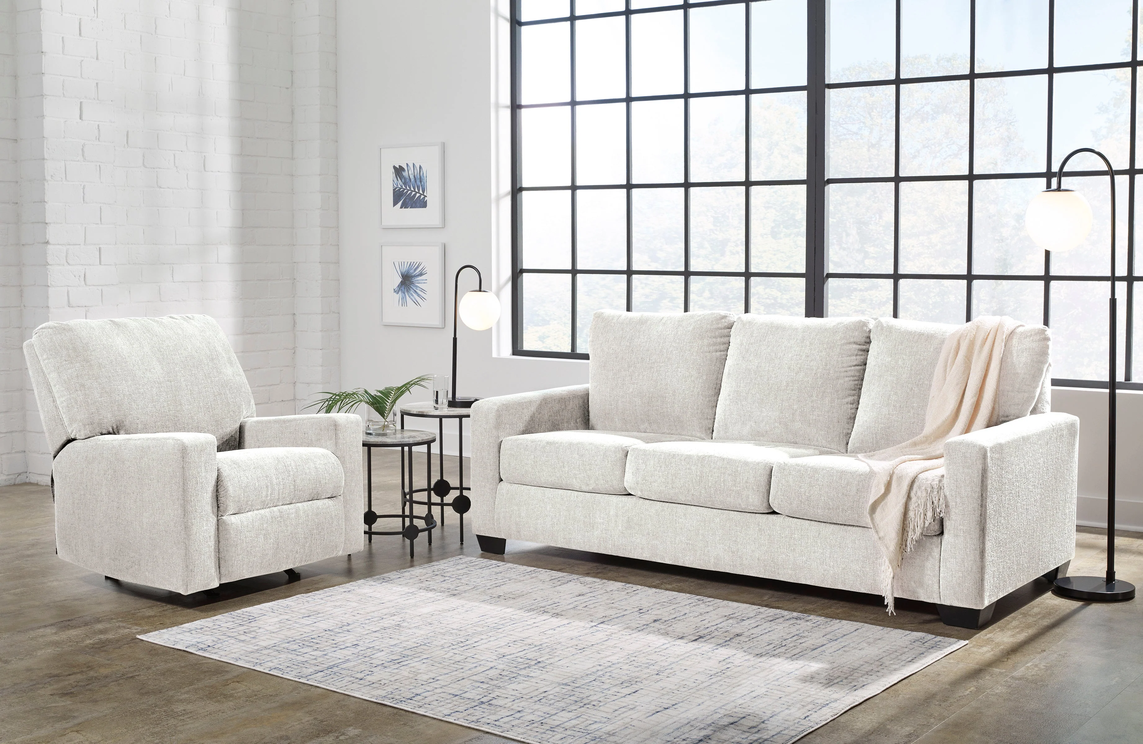 Rannis Queen Sofa Sleeper in Snow 5360339C - Image 4